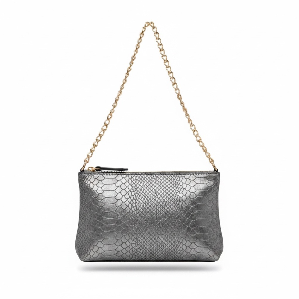 Big Buddha Metallic Wristlet